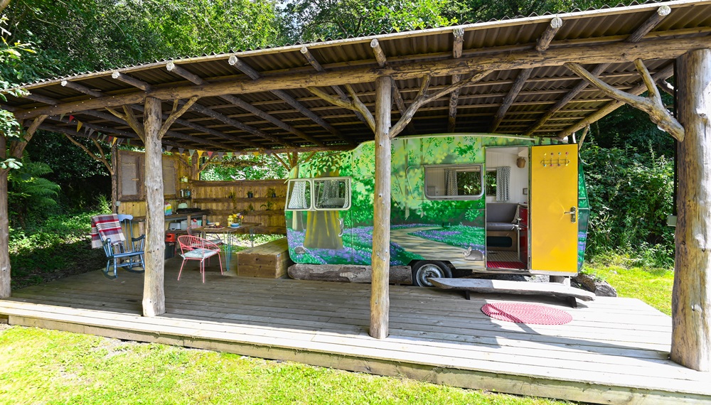 Unique glamping space in Wales