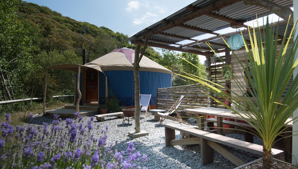 Family Yurt Glamping Holidays Nyth Robin